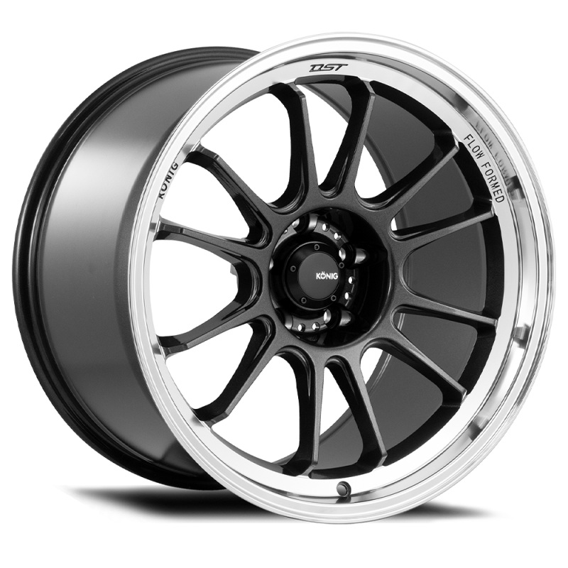 Konig Hypergram 17×8 5×114.3 ET35 Metallic Carbon w/ Machined Lip