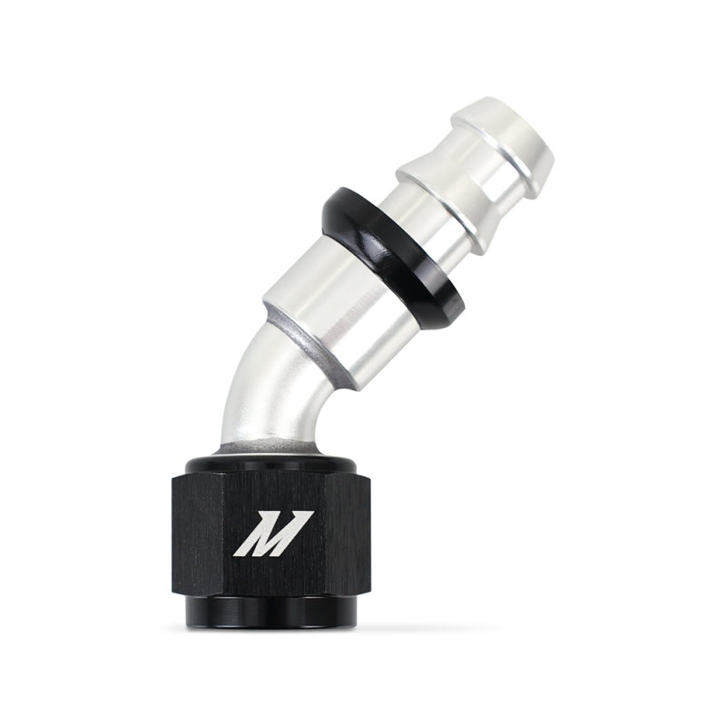Mishimoto 45 Degree Push Lock Fitting – 8AN