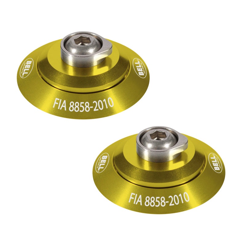 Bell HANS Clip Set (FIA8858-2010) – Yellow