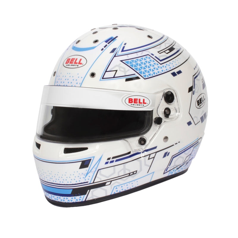Bell RS7-K K2020 V15 BRUSA HELMET – Size 57 | White/Blue