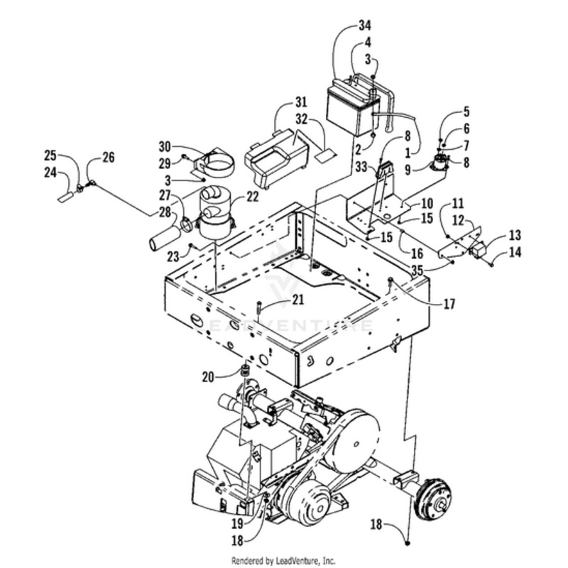 Flange Nut by Arctic Cat