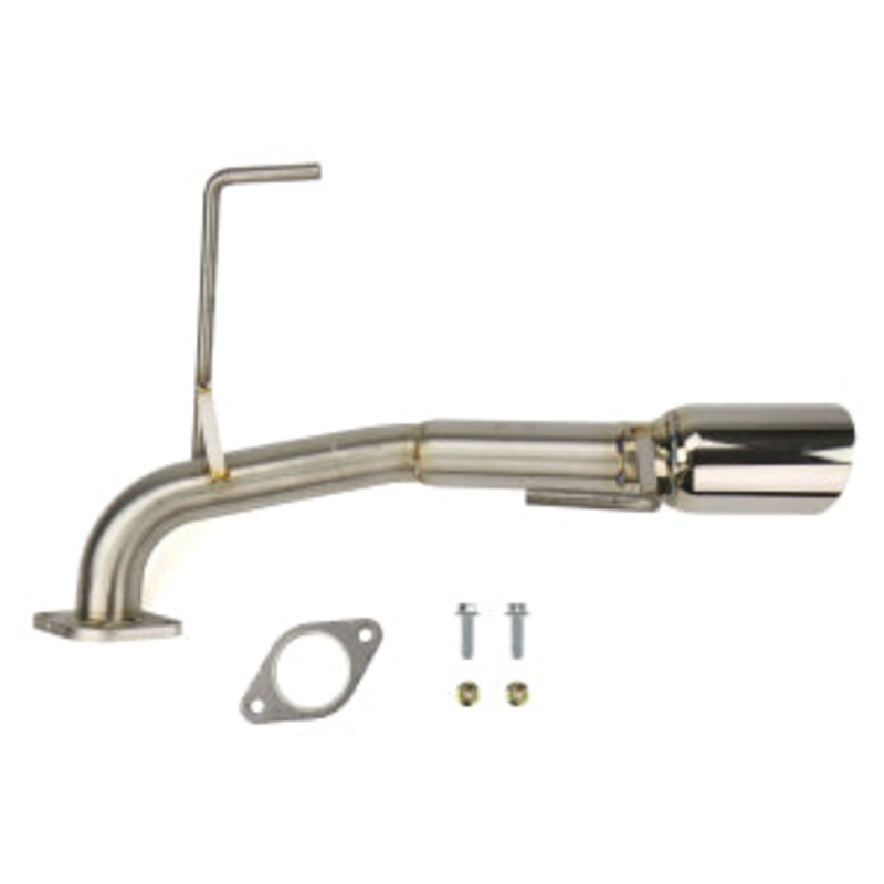 Nameless Performance [17-23 Impreza 2.0i Sedan] Axleback w/ Single wall 3.5″ Polished Tip and No Muffler | SUAB17IMP-SEDAN-0MU-35SW