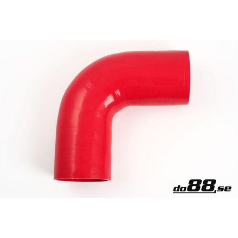 Silicone Hose Red 90 degree 3,25” (83mm)