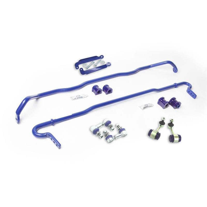 SuperPro 15- 21 WRX Limited Front / Rear 26mm F/24mm R Adjustable Sway Bar and Link Set | RCWRX050KIT