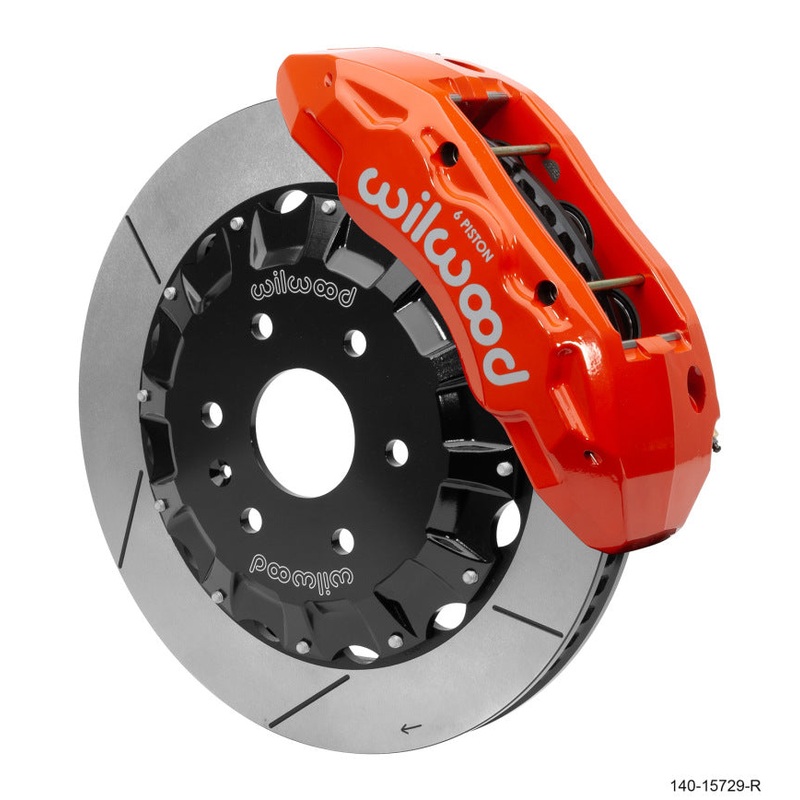 Wilwood TX6R Big Brake Truck Front Brake Kit 16in Rotor Red w/ Lines 2019 Cadillac / Chevrolet / GMC