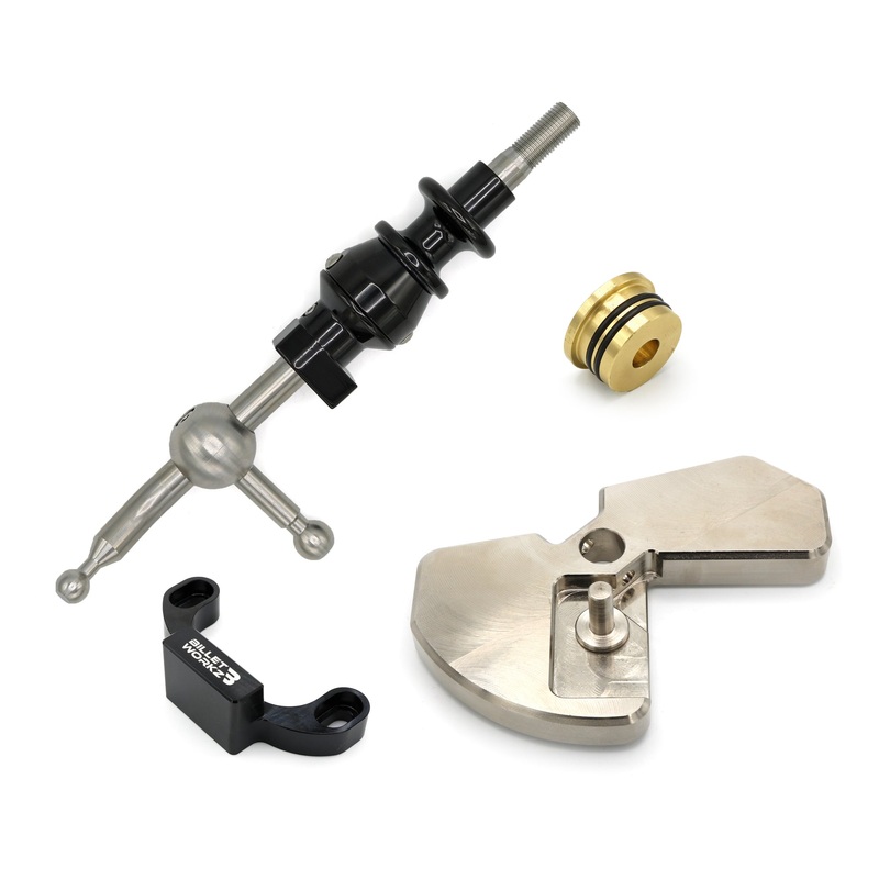 BilletWorkz [15-25 WRX] Short Throw Shifter Kit w/ Black Shifter Stop | BW-SK-VA-BLK-B