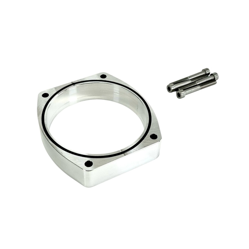 102mm 1″ Throttle Body Spacer (LS 4-Bolt Pattern) BARE