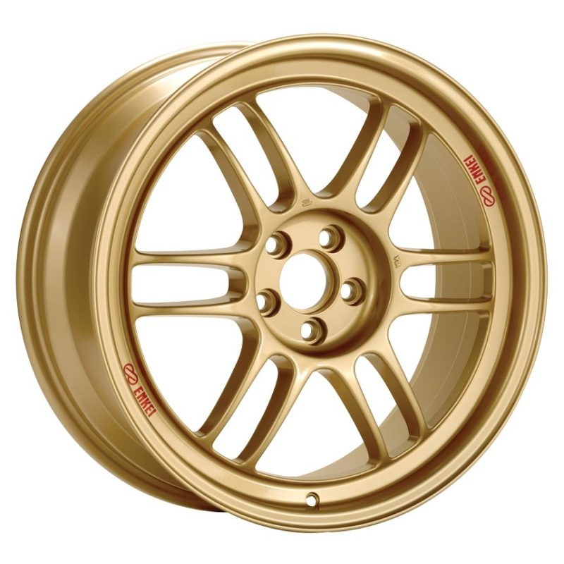 Enkei RPF1 18×8 5×100 45mm Offset 56mm Bore Gold Wheel 02-10 WRX & 04 STI