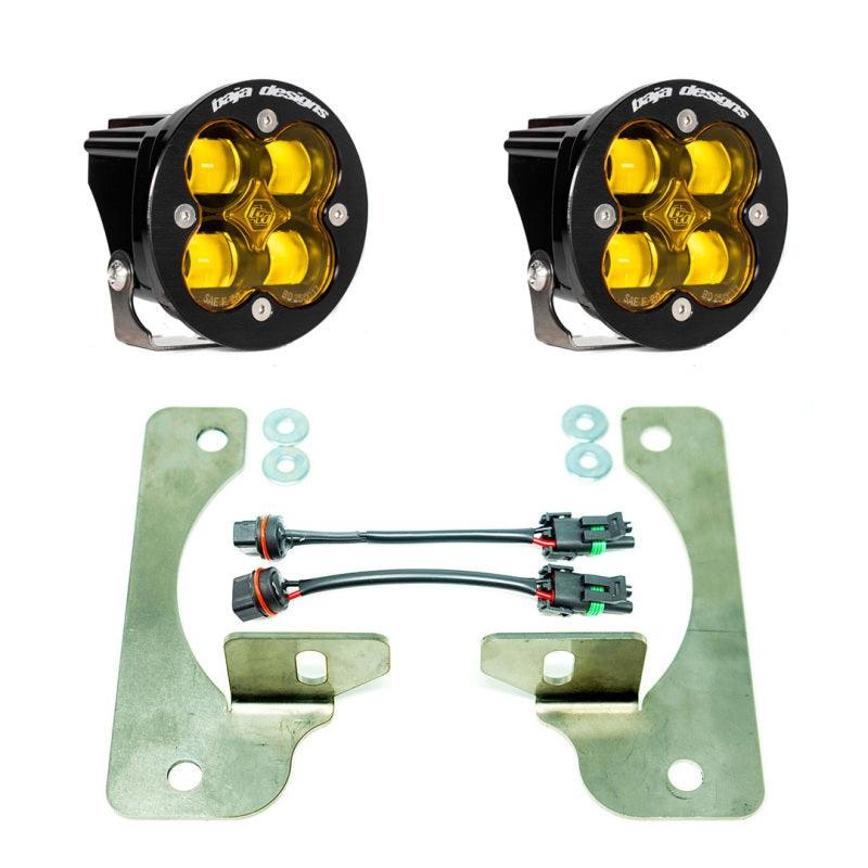 Baja Designs 2018+ Wrangler JL Rubicon Squadron-R Fog Light Pocket Kit – Amber