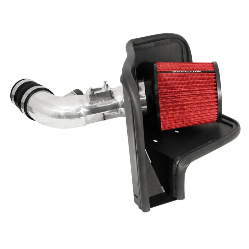 Spectre 09-14 Toyota Corolla 1.8L Air Intake Kit – Polished w/Red Filter