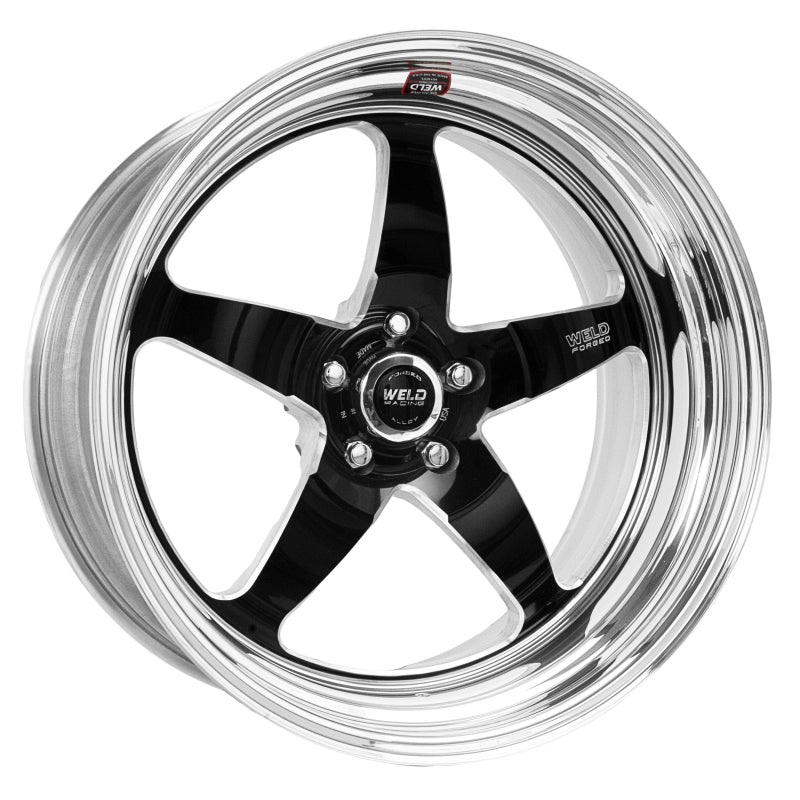 Weld S71 20×10.5 / 5×4.5 BP / 7.5in. BS Black Wheel (Low Pad) – Non-Beadlock
