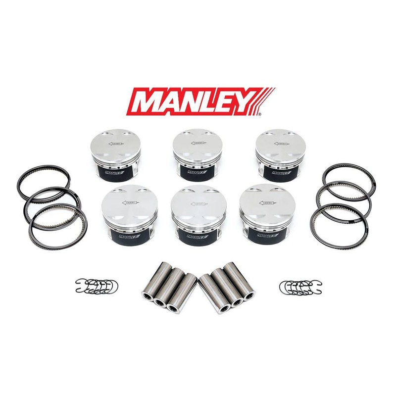 Manley Forged Turbo Tuff Pistons Toyota Supra MK4 2JZ 2JZ-GTE 2JZ-GE 86.75mm +0.75mm -1 cc 10.0:1