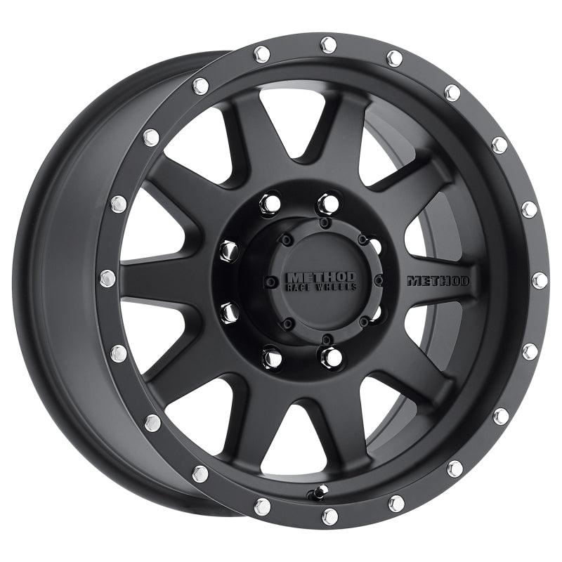 Method MR301 The Standard 16×8 0mm Offset 8×6.5 130.81mm CB Matte Black Wheel
