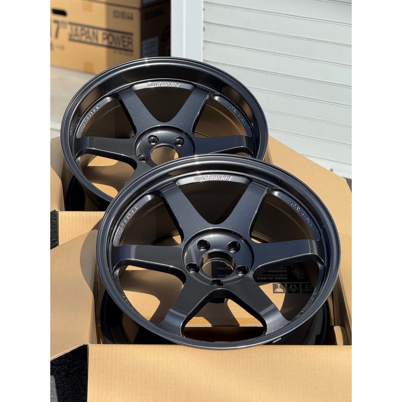 Volk Racing TE37SL 19×9.5 +22, 19×10.5 +35 5×112 Dark Gunmetal (SET)