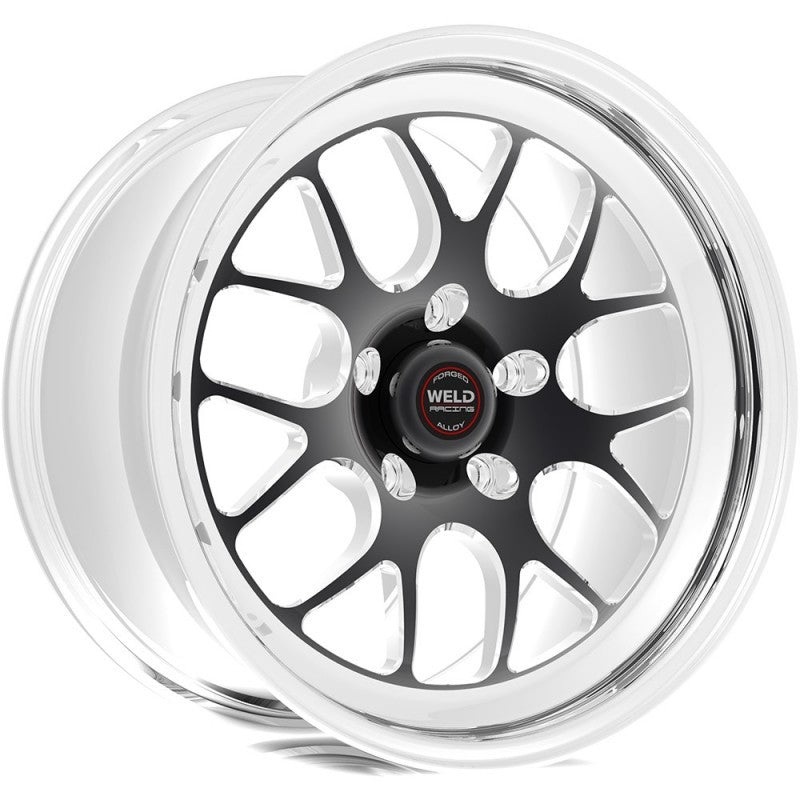 Weld S77 18×11 / 5×4.5 BP / 7.7in. BS Black Wheel (Low Pad) – Non-Beadlock
