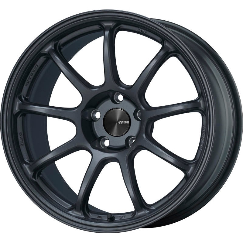 Enkei PF09 18×8 5×120 35mm Offset 72.5mm Bore Matte Gunmetal Wheel