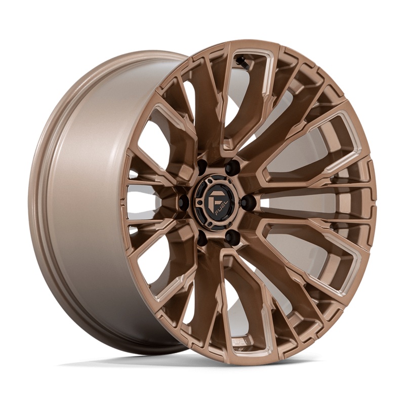 Fuel Wheels D850 Rebar 20″ 6×139.7 Platinum Bronze Milled