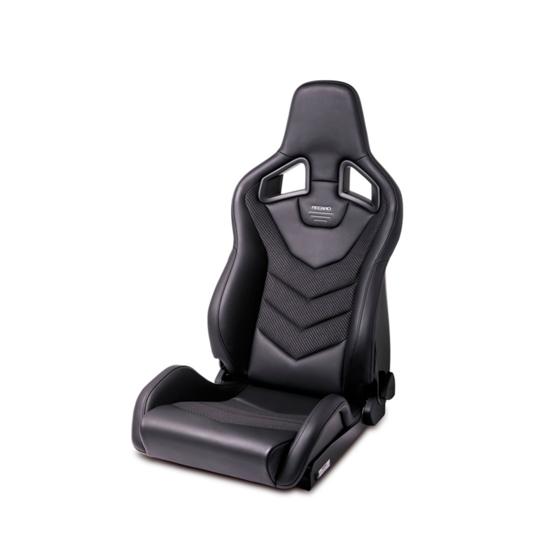 Recaro Sportster GT Driver Seat – Black Leather with Carbon Weave