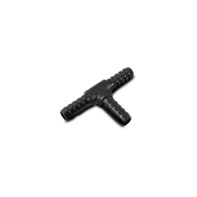 Vibrant 1/8in Barbed Tee Adapter- Black Anodized