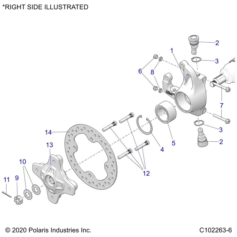 Washer-M8 Fw Stl Thru-Hrd by Polaris