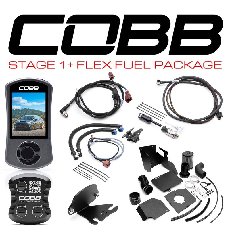 Cobb 18-21 WRX Stage 1+ CAN Flex Fuel Power Package – SF Intake | SUB0041W1P-2FF