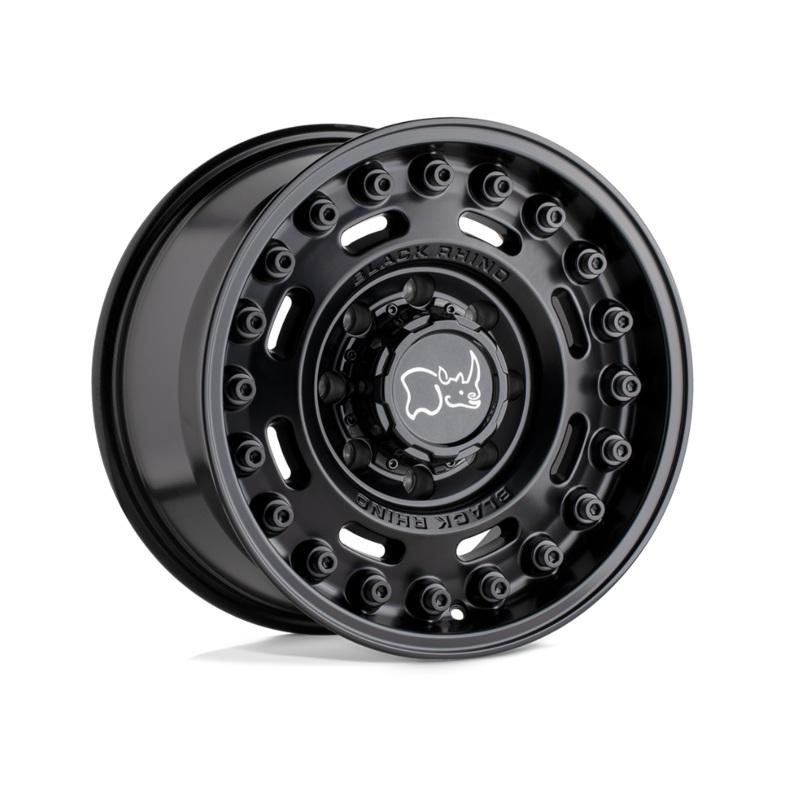 17×9.5 Black Rhino Axle Matte Black Wheel