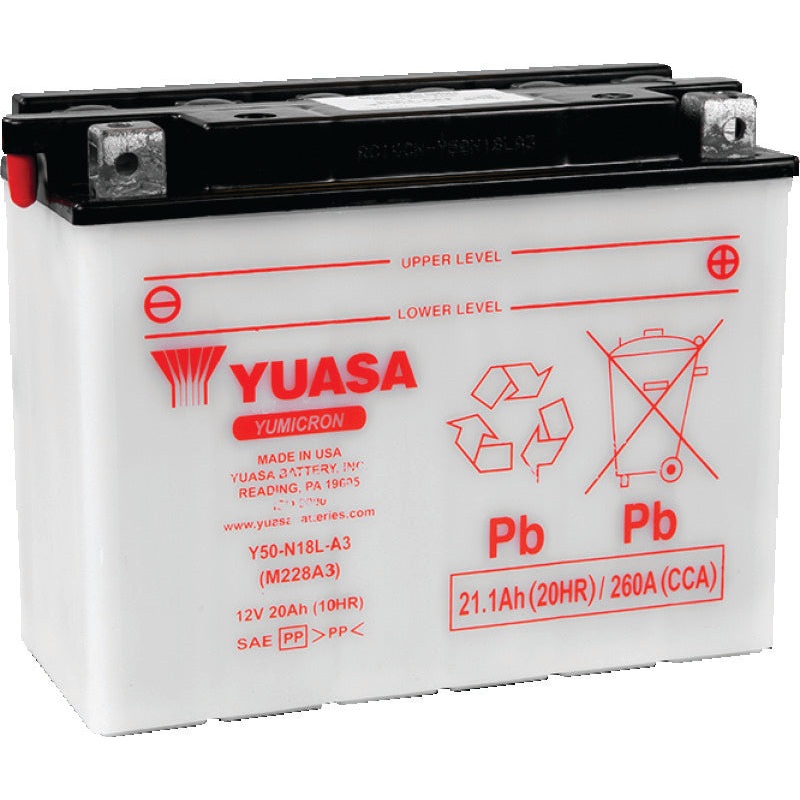 Yuasa Y50-N18L-A3 Yumicron 12-Volt Battery