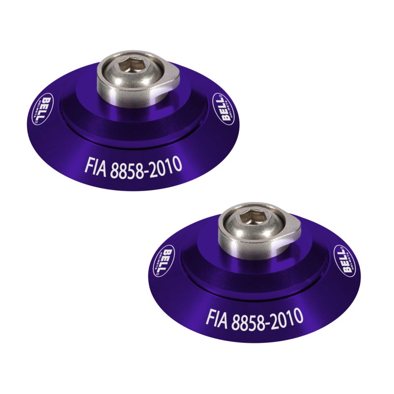 Bell HANS Clip Set (FIA8858-2010) – Purple