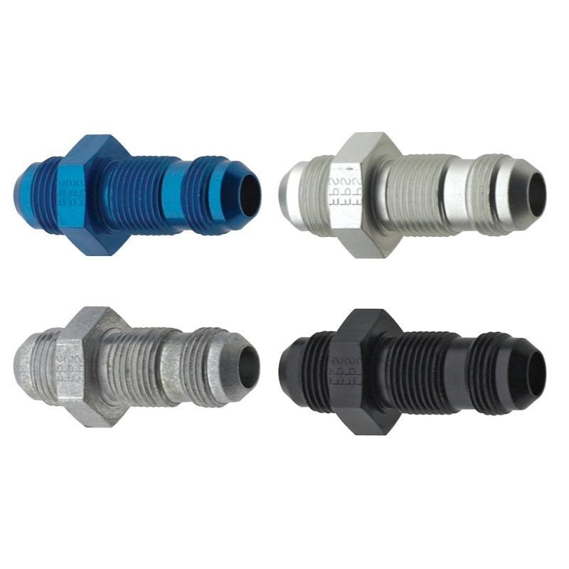 Fragola -3AN Straight Bulkhead – Blue