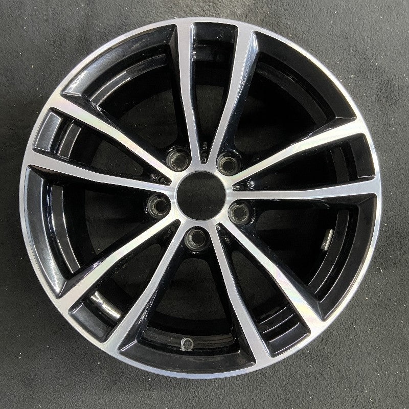 17″ BMW 230i 20 17×7.5 5 spoke double spoke narrow spoke black Original OEM Wheel Rim