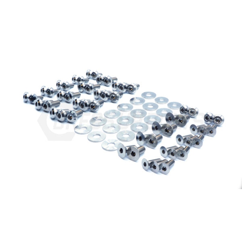 Dress Up Bolts 16-21 Civic Si Titanium Hardware Door Kit | Polished | HON-053-Ti-POL