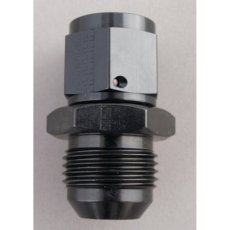 Fragola -16AN Nut x -10AN Male Swivel Reducer – Black