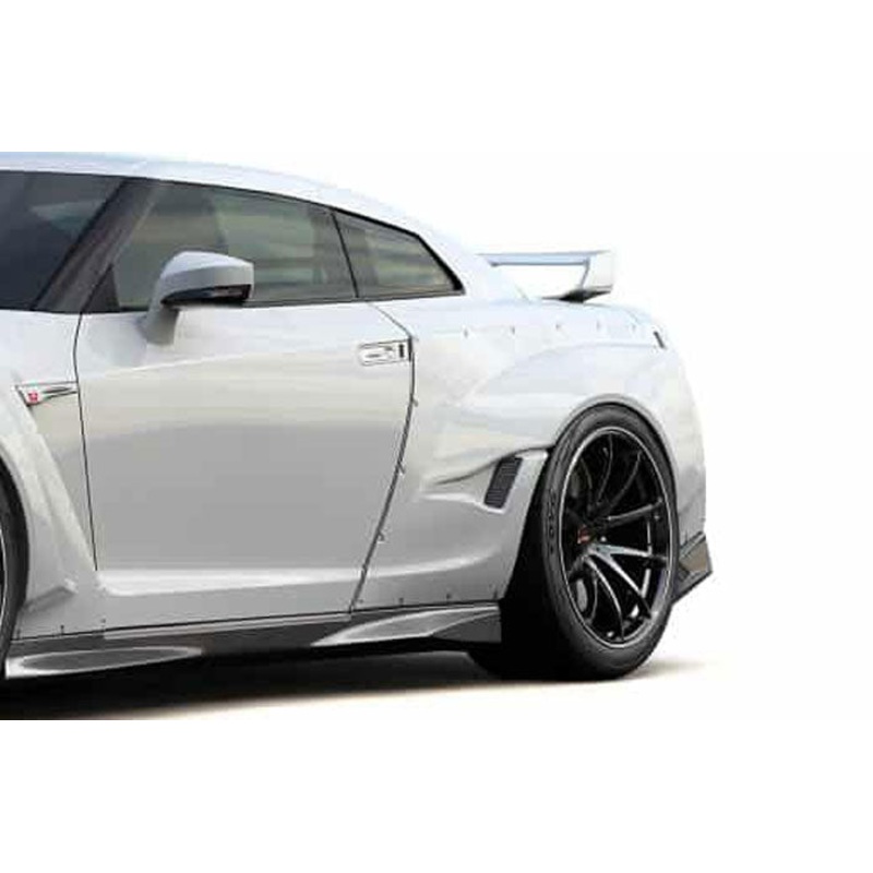 GReddy GRacer Rear Over-Fender Set | 2017-2021 Nissan GTR (17520251)