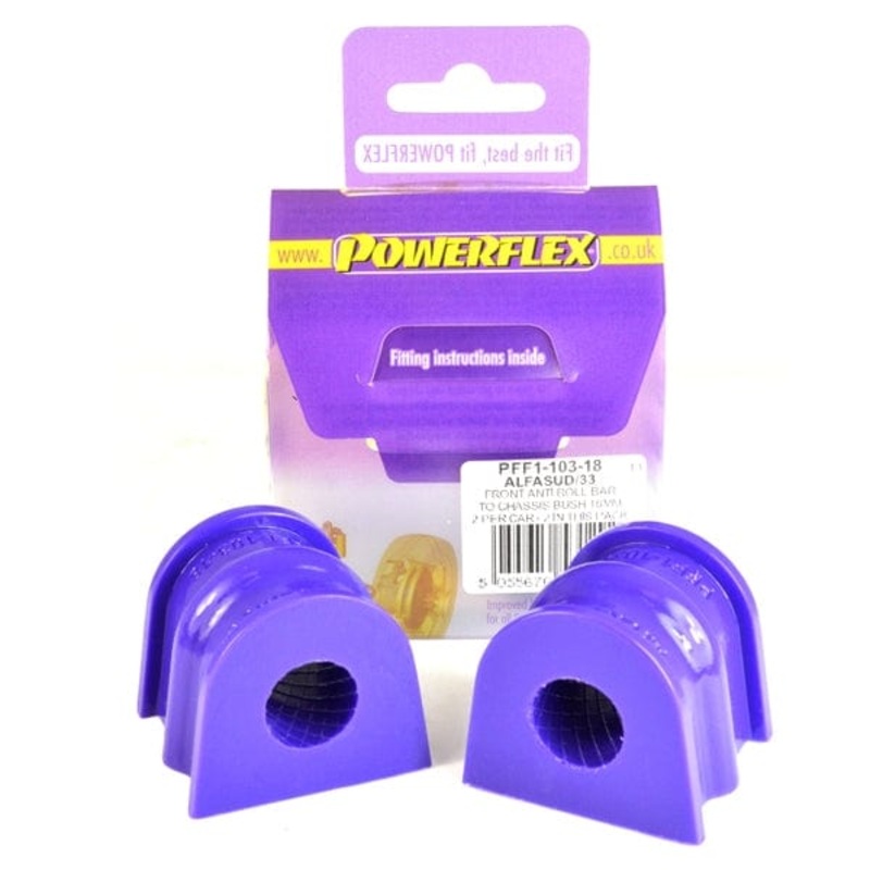 Alfa Romeo Romeo Alfasud, Alfasud Sprint (1971-1989), 33 (1983-1995) Front Sway Bar to Chassis Bushing 18 mm