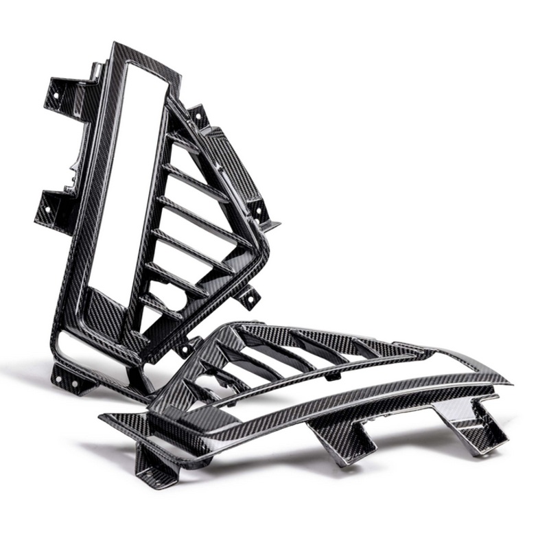 Anderson Composites Type-OE carbon fiber side grilles 2022-2024 Cadillac CT5-V Blackwing