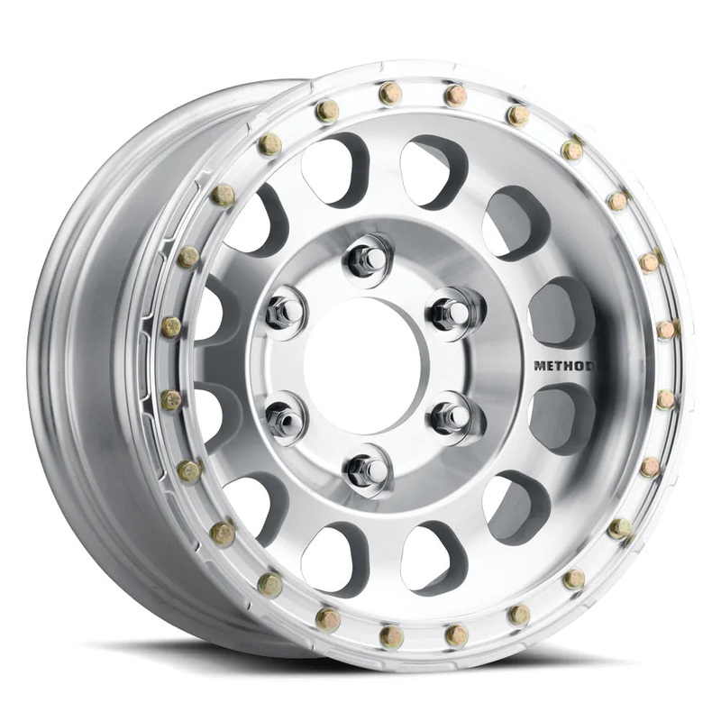 Method MR103 Beadlock 17×9 -12mm Offset 6×5.5 108mm CB Raw Machined w/BH-H24125 Wheel | MR10379060312B
