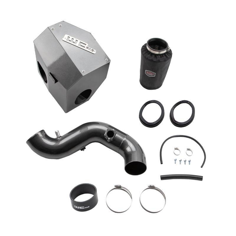 Wehrli 13-18 Cummins 6.7L Intake Kit 4in – Gloss Black