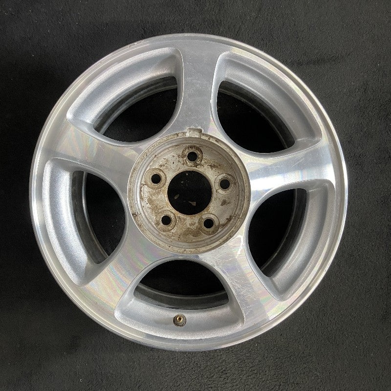 16″ MUSTANG 00 16×7.5 bright finish exposed lugs Original OEM Wheel Rim