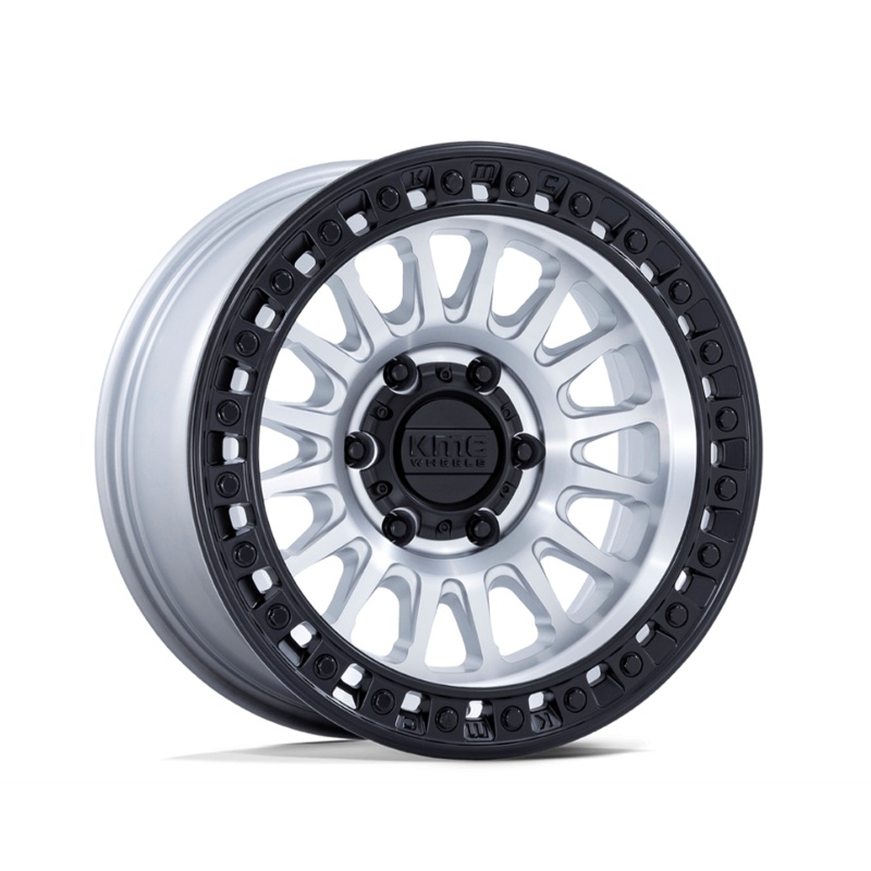 18×9.0 KMC IMS KM552 Machined w/Matte Black Lip