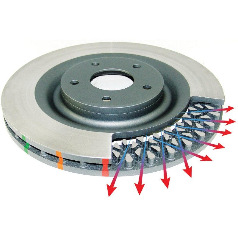 DBA 15-20 Ford Mustang GT Perf Pkg | 380mm Frt Rotor Front 5000 Series Drill & Slot Rotor w/Blk Hat
