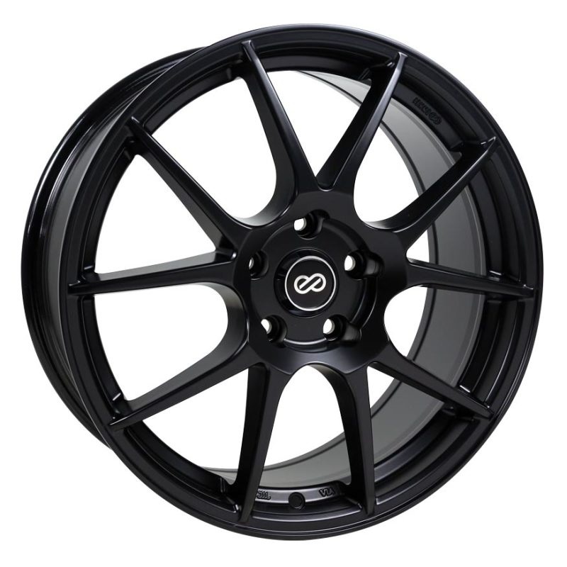 Enkei YS5 18×8 42mm Offset 5×120 Bolt Pattern 72.6mm Bore Bk