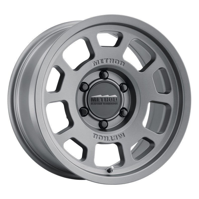 Method MR705 18×9 +18mm Offset 6×5.5 106.25mm CB Titanium Wheel