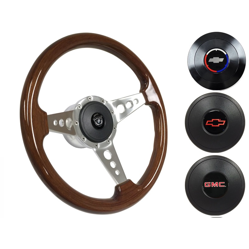 1960-73 Chevy Truck, GMC Steering Wheel Kit | Mahogany Wood | ST3076