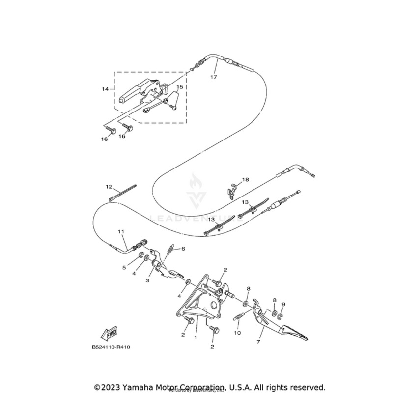 Brake Wire 1 by Yamaha