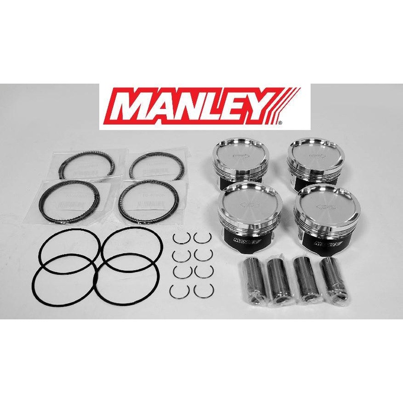 Manley PLATINUM SERIES Forged Pistons 4G63T 7-bolt Evo 4-9 86mm +1.0mm -17 cc 9.0:1 94mm Stroker