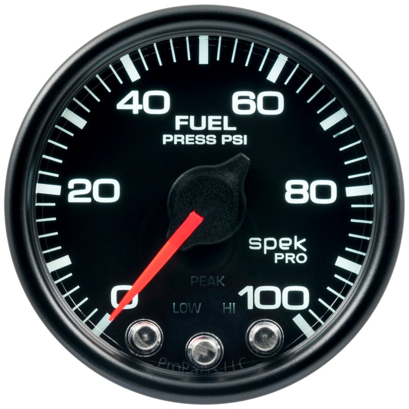 Autometer Spek-Pro – Nascar 2-1/16in Fuel Press 0-100 psi Bcb Ecu