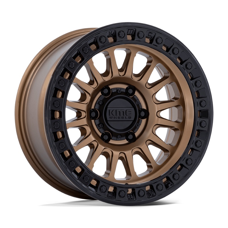 KMC Wheels KM552 IMS 18″ 6×139.7 Matte Bronze With Gloss Black Lip