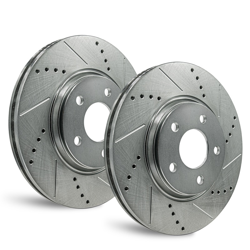 Zinc Drilled/Slotted Rear Rotors for Nissan Z 2023 RWD