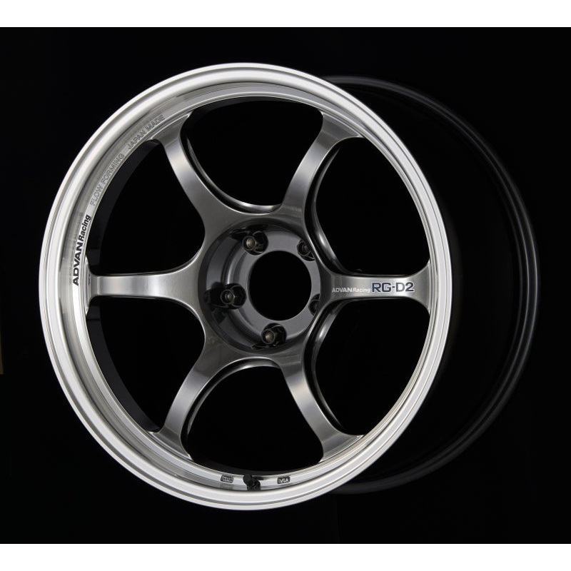 Advan RG-D2 18×9.5 +29 5-114.3 Machining & Racing Hyper Black Wheel