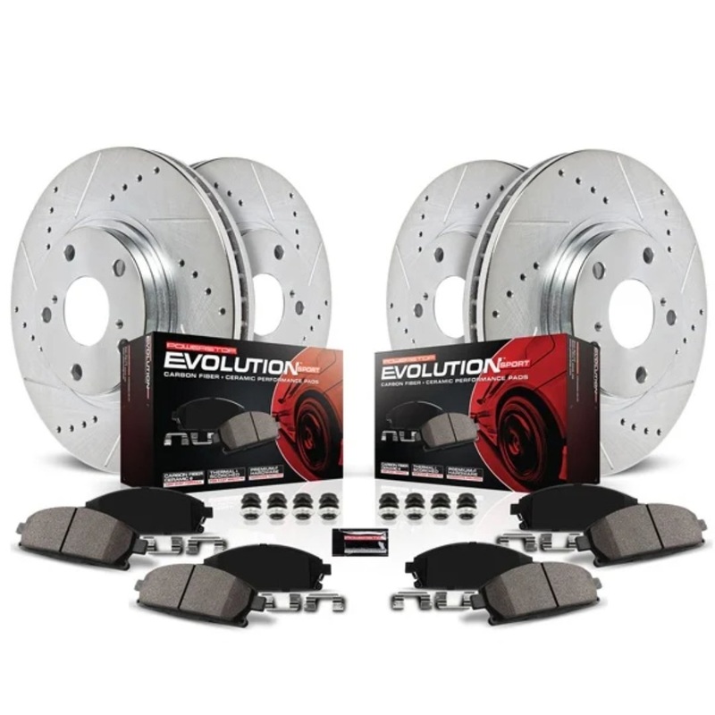 PowerStop Z23 “Evolution Sport” Front & Rear Brake Kit | 22+ Civic Base